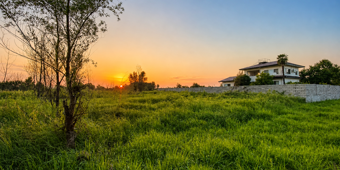 201 متر زمین در گلرودبار لاهیجان